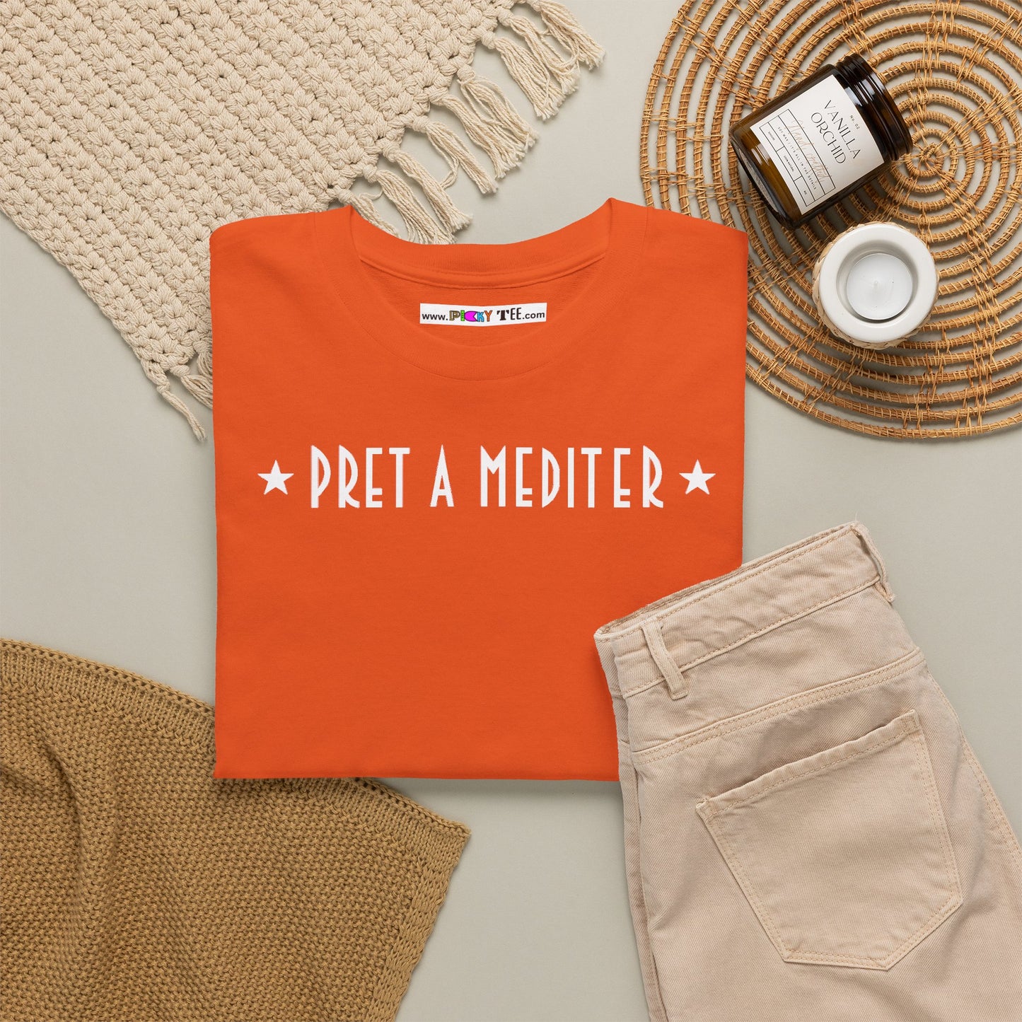 * PRET A MEDITER * Unisex Heavy Cotton Tee