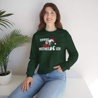 YIPPEE KI YULE MOTHER...KER  Unisex Heavy Blend™ Crewneck Sweatshirt