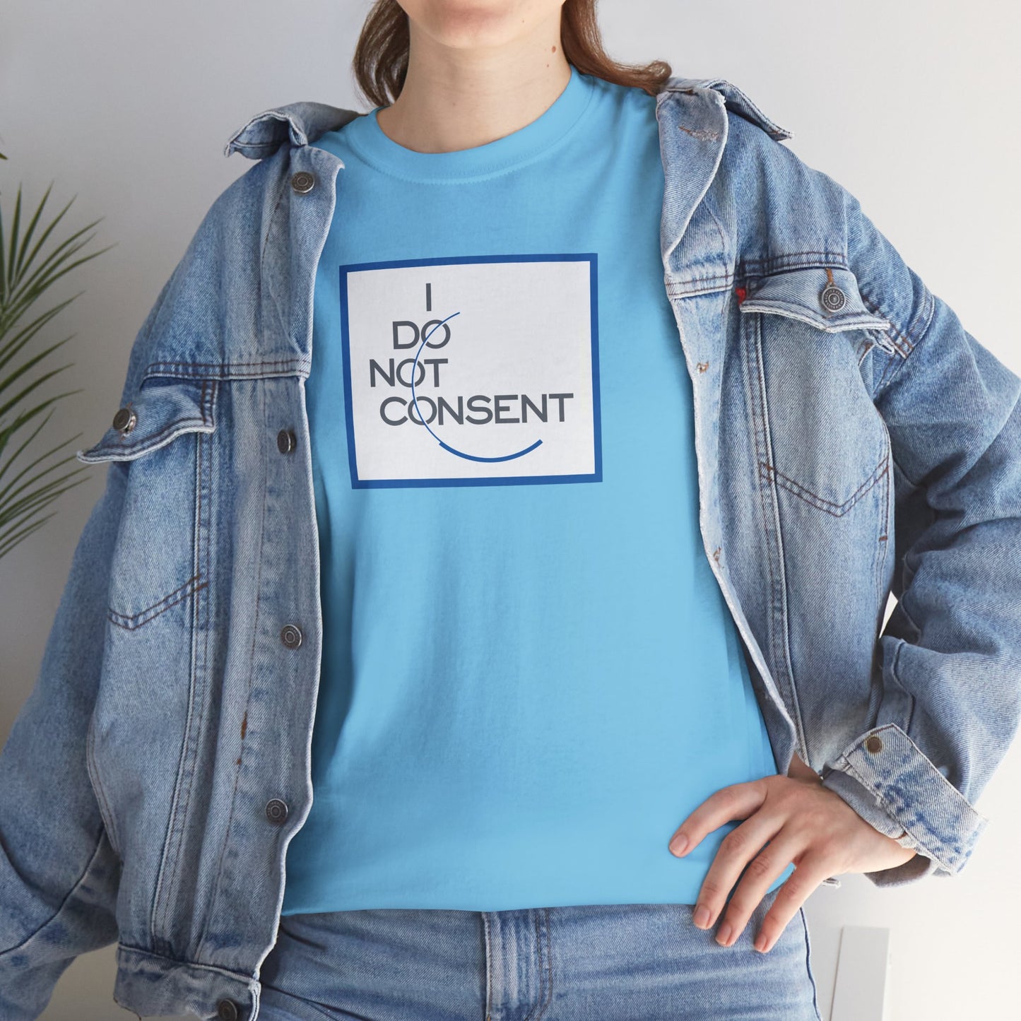 I DO NOT CONSENT Unisex Heavy Cotton Tee
