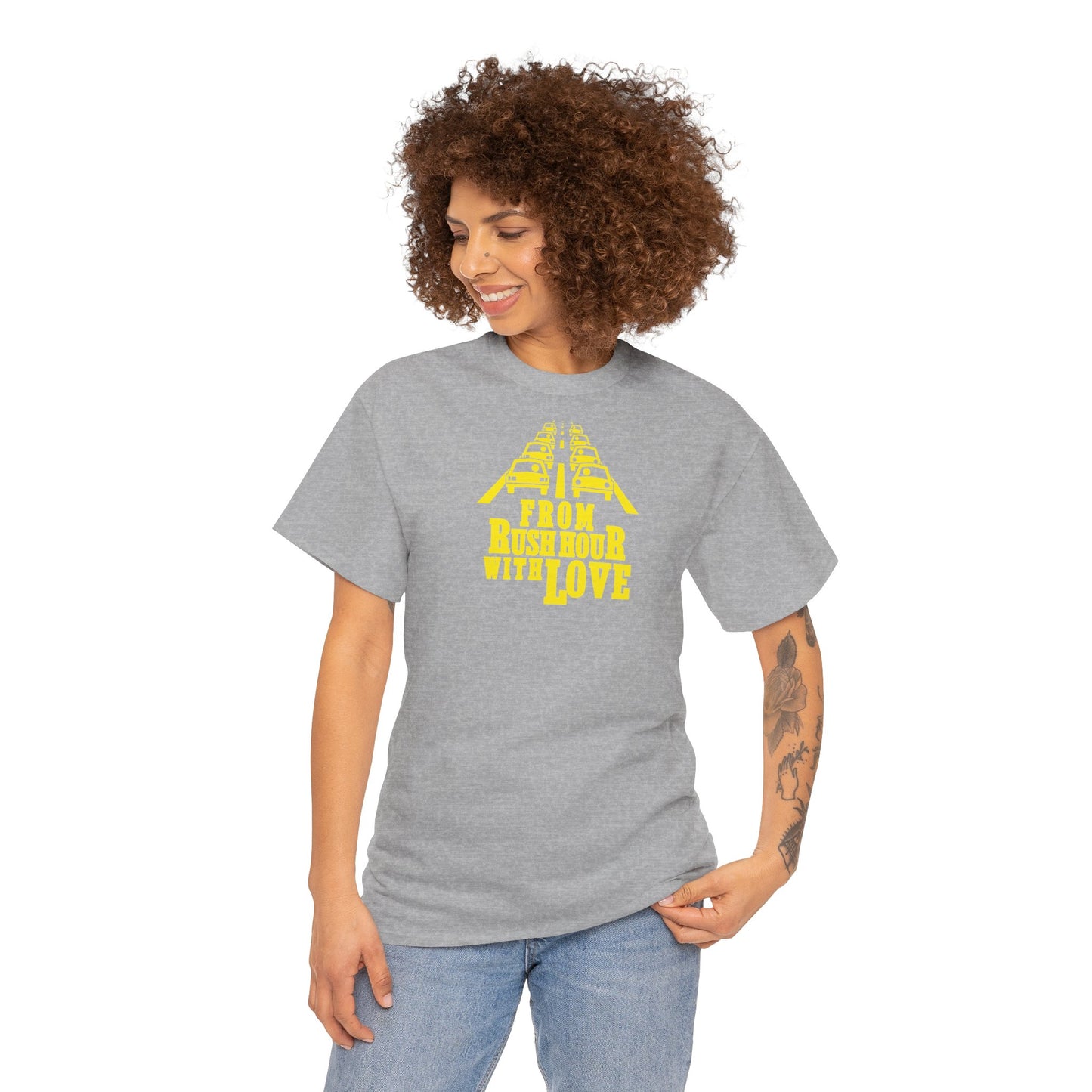 FROM RUSH HOUR WITH LOVE Unisex Heavy Cotton Tee
