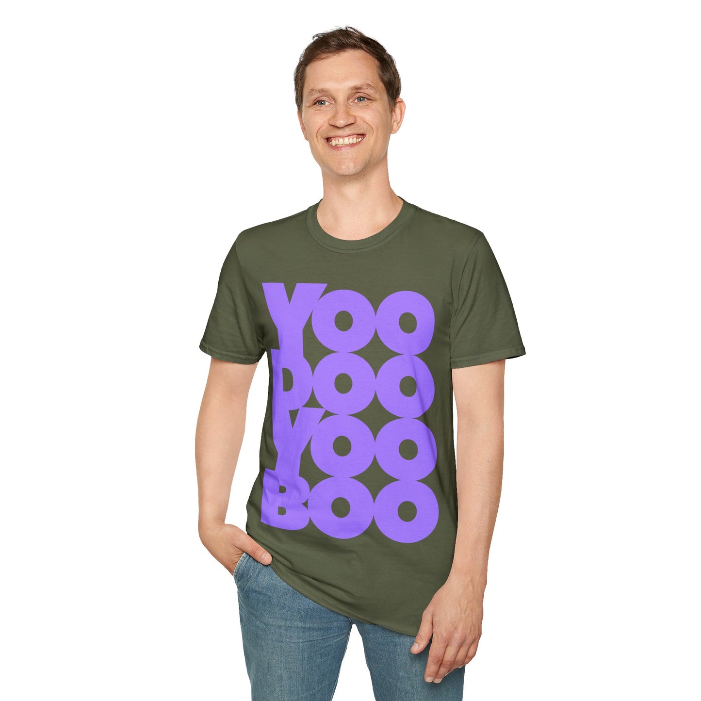 YOO DOO YOO BOO! Unisex Softstyle 100% Cotton T-Shirt