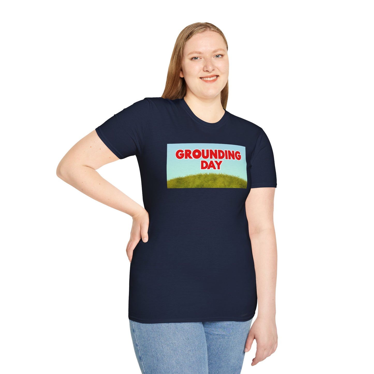 GROUNDING DAY Unisex Softstyle 100% Cotton T-Shirt