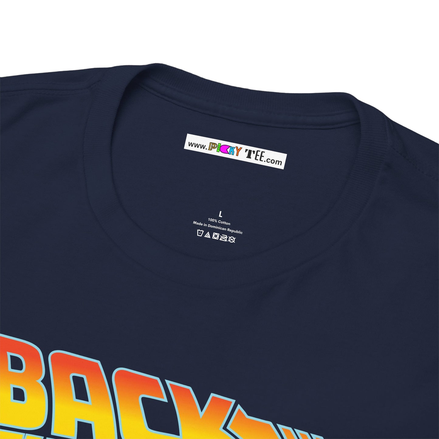 BACK THE FLUX UP Unisex Heavy Cotton Tee