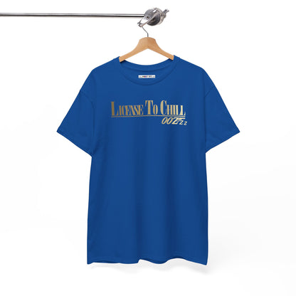 LICENSE TO CHILL 00Zzz Unisex Heavy Cotton Tee