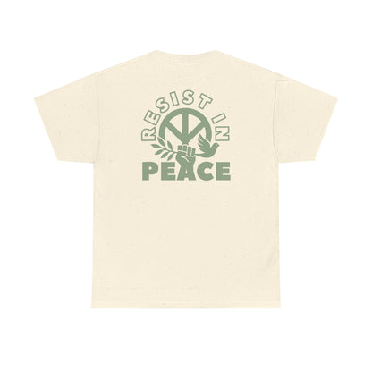 RESIST IN PEACE Unisex Heavy Cotton Tee