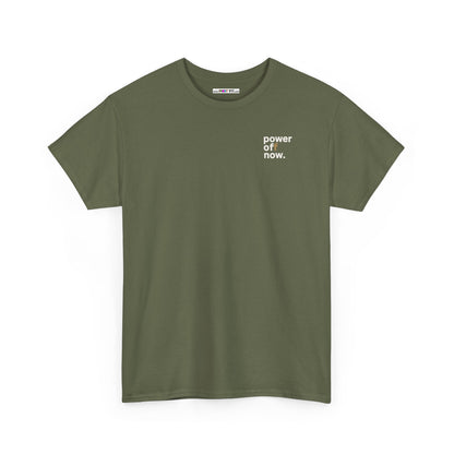 power off now Unisex Heavy Cotton Tee