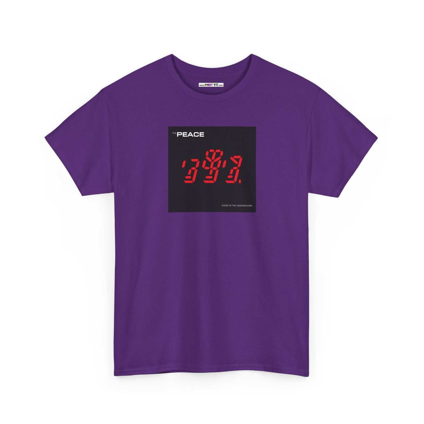 the PEACE ghost in the war-machine Unisex Heavy Cotton Tee