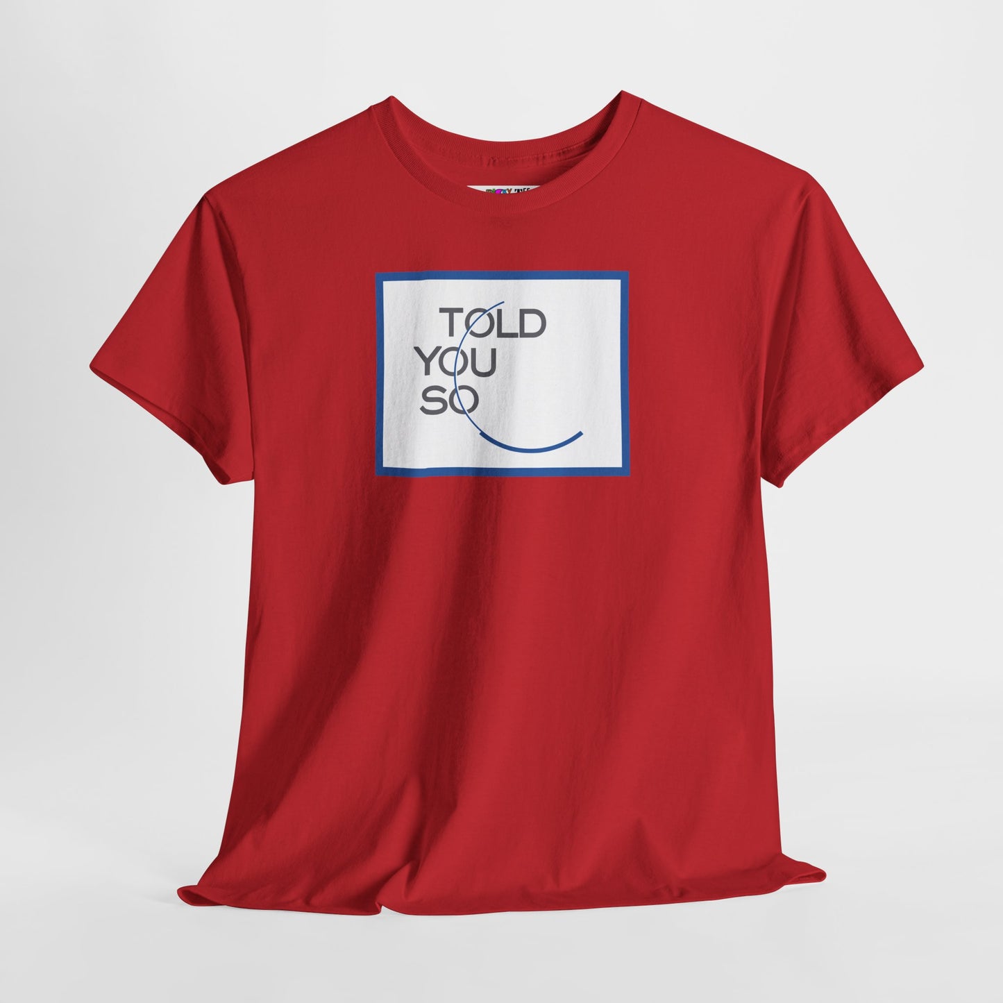 TOLD YOU SO Unisex Heavy Cotton Tee
