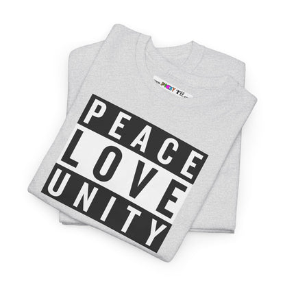 PEACELOVEUNITY Unisex Heavy Cotton Tee