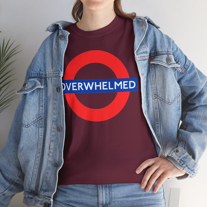 OVERWHELMED Unisex Heavy Cotton Tee