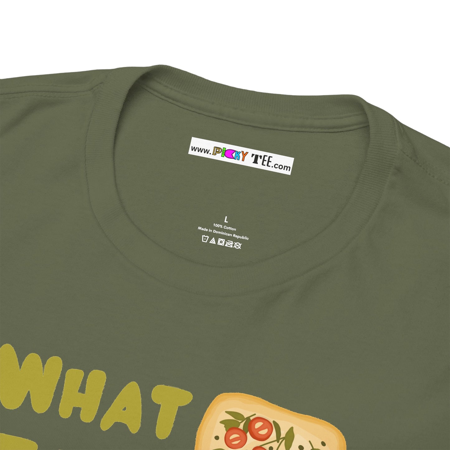 WHAT THE FOCACCIA Unisex Heavy Cotton Tee