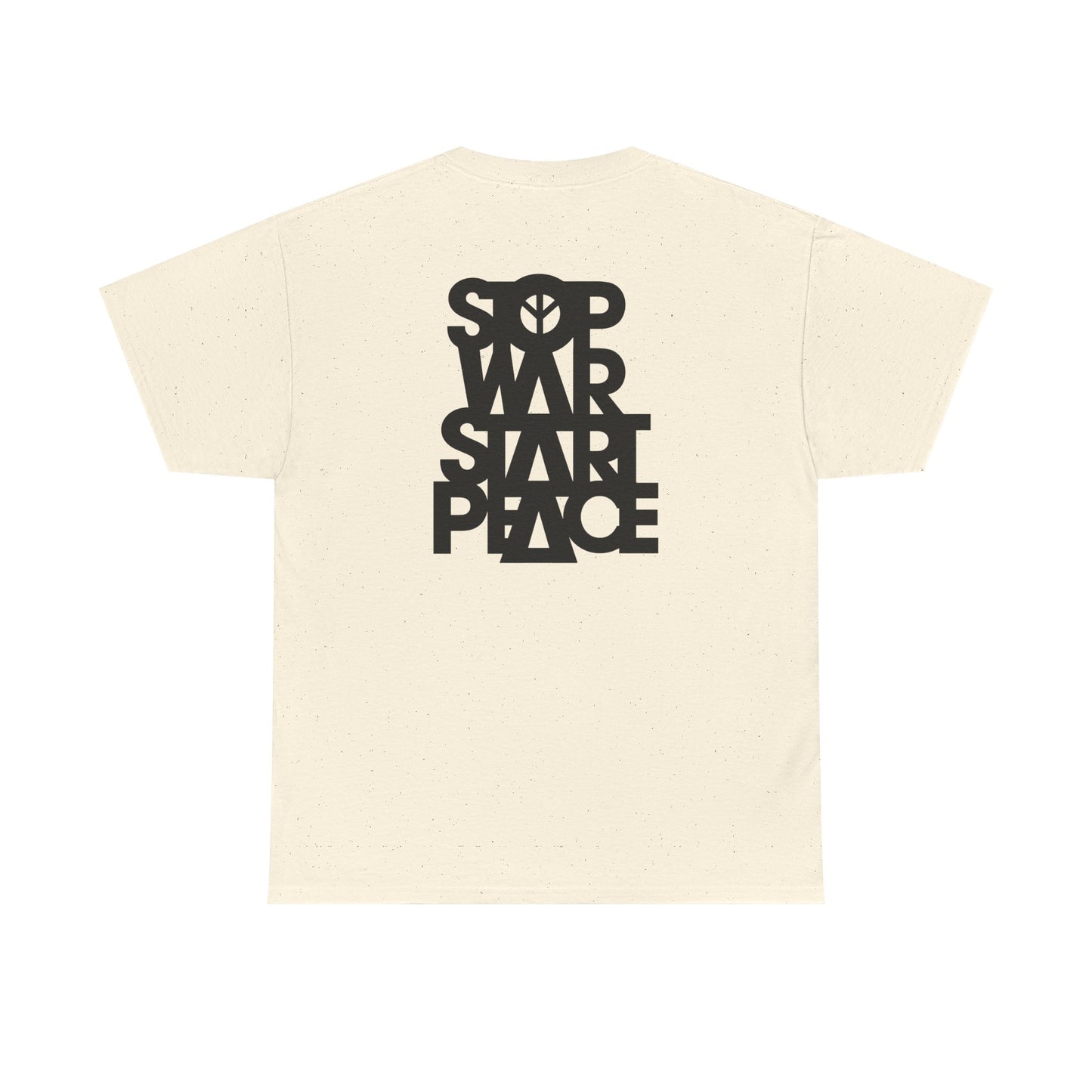 STOP WAR START PEACE Unisex Heavy Cotton Tee