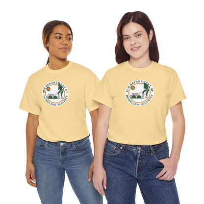 HOMELAND SECURITY (OUR DEPARTMENT OF) Unisex Heavy Cotton Tee