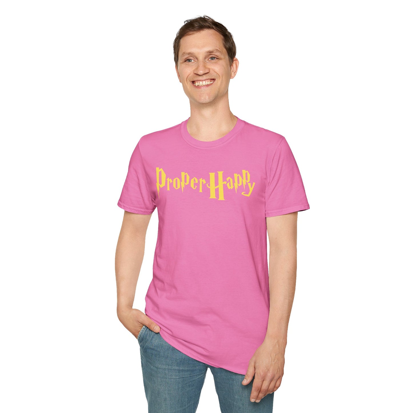 Proper Happy Unisex Softstyle 100% Cotton T-Shirt