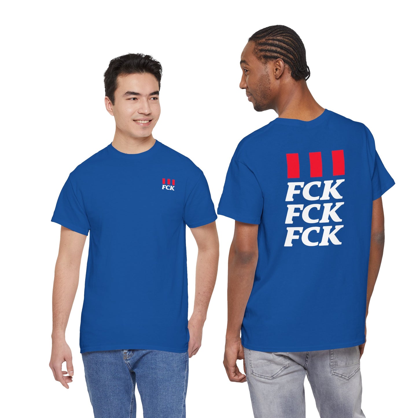 FCK FCK FCK Unisex Heavy Cotton Tee