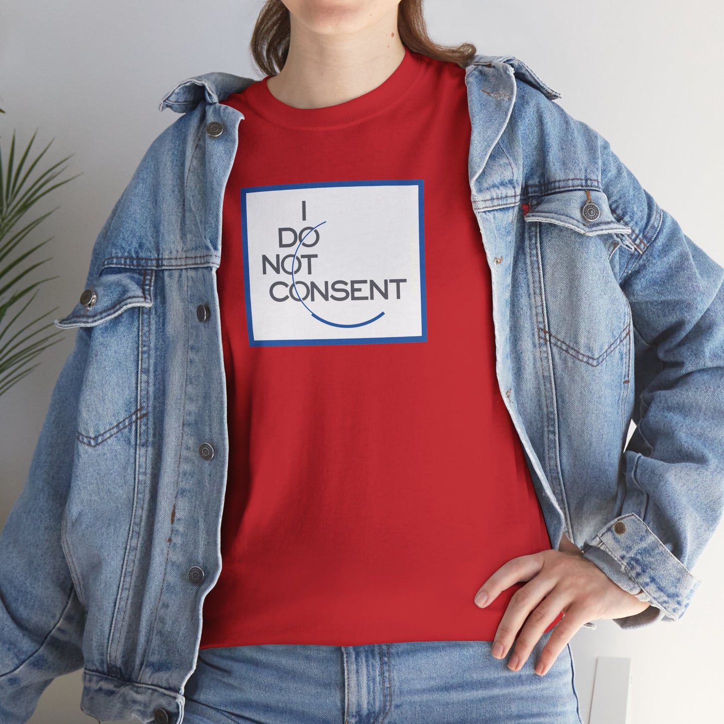 I DO NOT CONSENT Unisex Heavy Cotton Tee