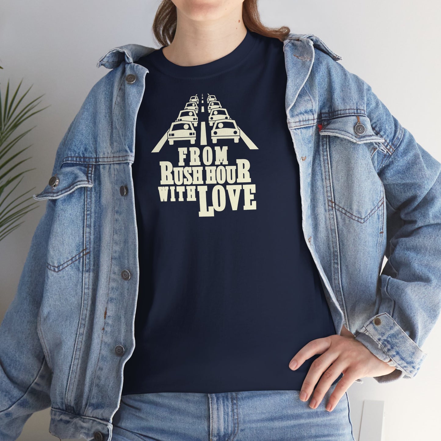 FROM RUSH HOUR WITH LOVE Unisex Heavy Cotton Tee