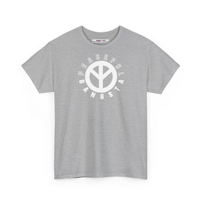 PEACEFUL GANGSTA Unisex Heavy Cotton Tee
