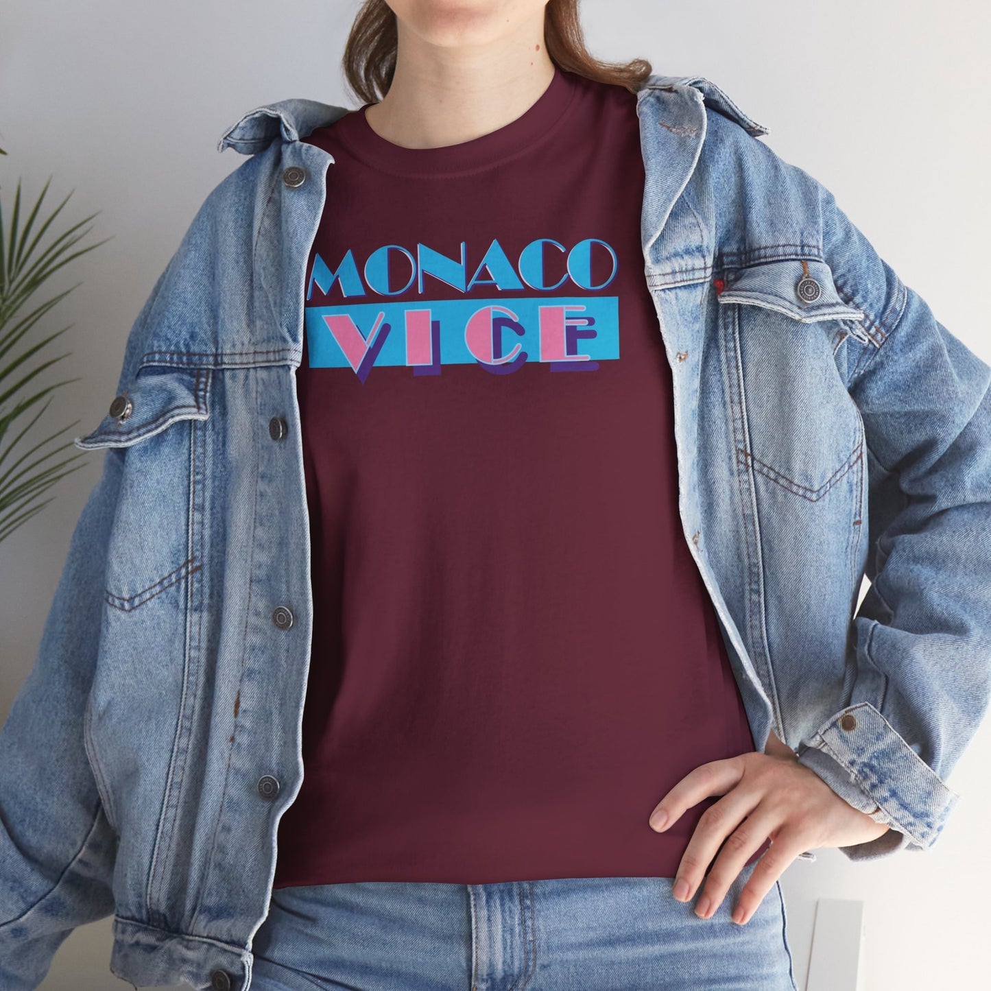 MONACO VICE Unisex Heavy Cotton Tee