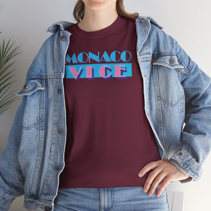 MONACO VICE Unisex Heavy Cotton Tee