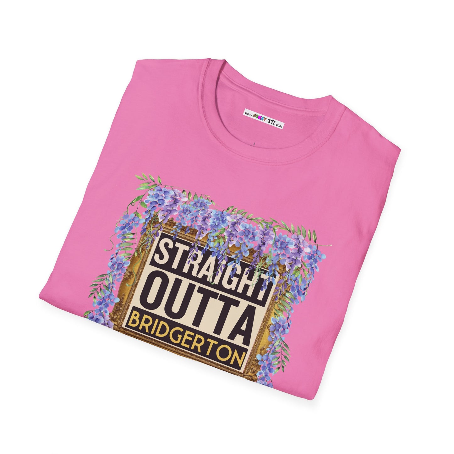 STRAIGHT OUTTA BRIDGERTON Unisex Softstyle 100% Cotton T-Shirt