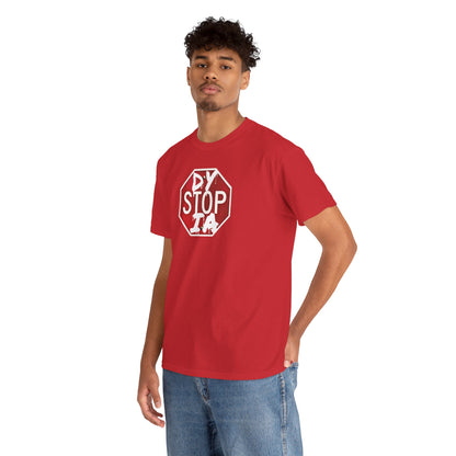 STOP DYSTOPIA Unisex Heavy Cotton Tee