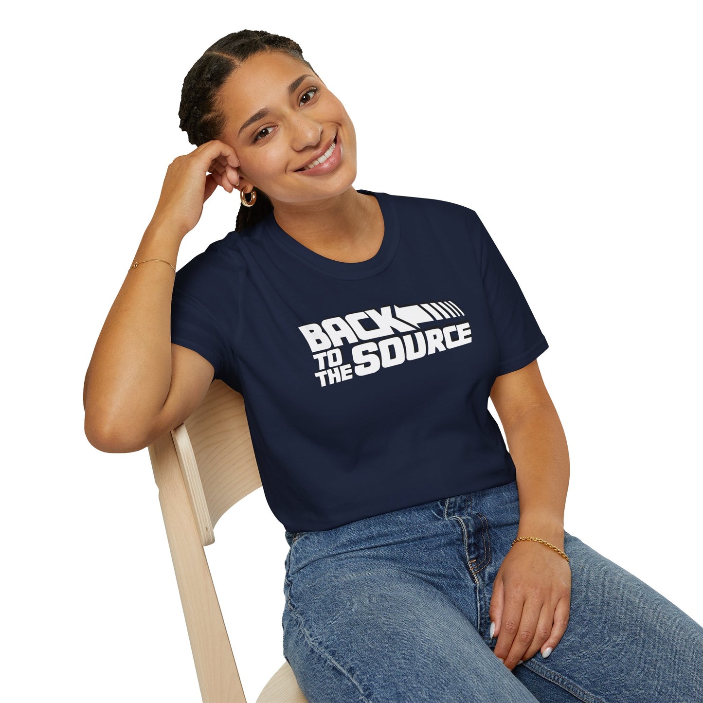 BACK TO THE SOURCE Unisex Softstyle 100% Cotton T-Shirt