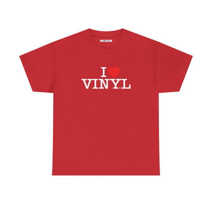 I ❤️ VINYL Unisex Heavy Cotton Tee