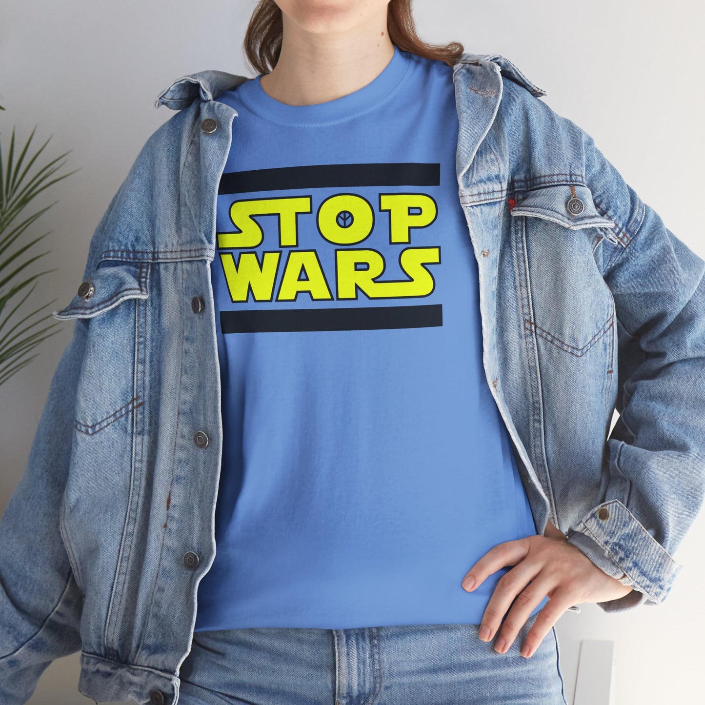 STOP WARS Unisex Heavy Cotton Tee