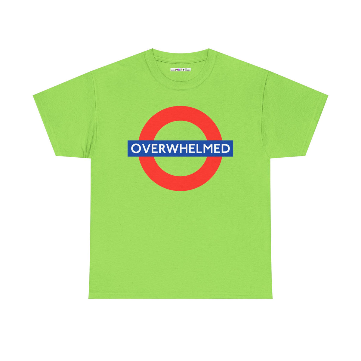 OVERWHELMED Unisex Heavy Cotton Tee