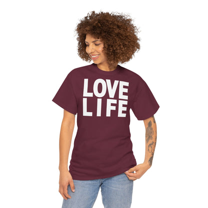 LOVE LIFE Unisex Heavy Cotton Tee
