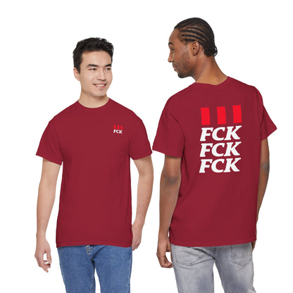 FCK FCK FCK Unisex Heavy Cotton Tee