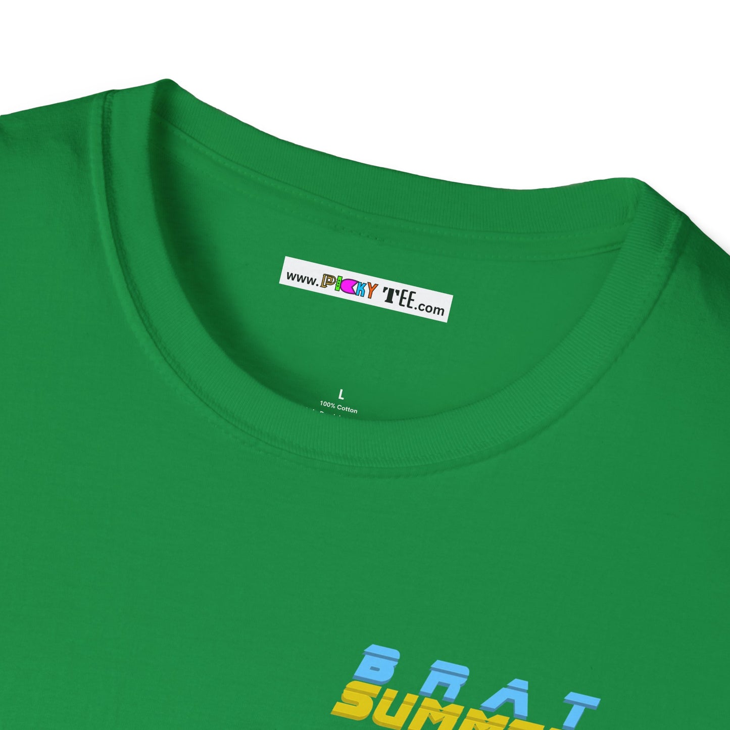 BRAT SUMMER 2024 Unisex Softstyle 100% Cotton T-Shirt