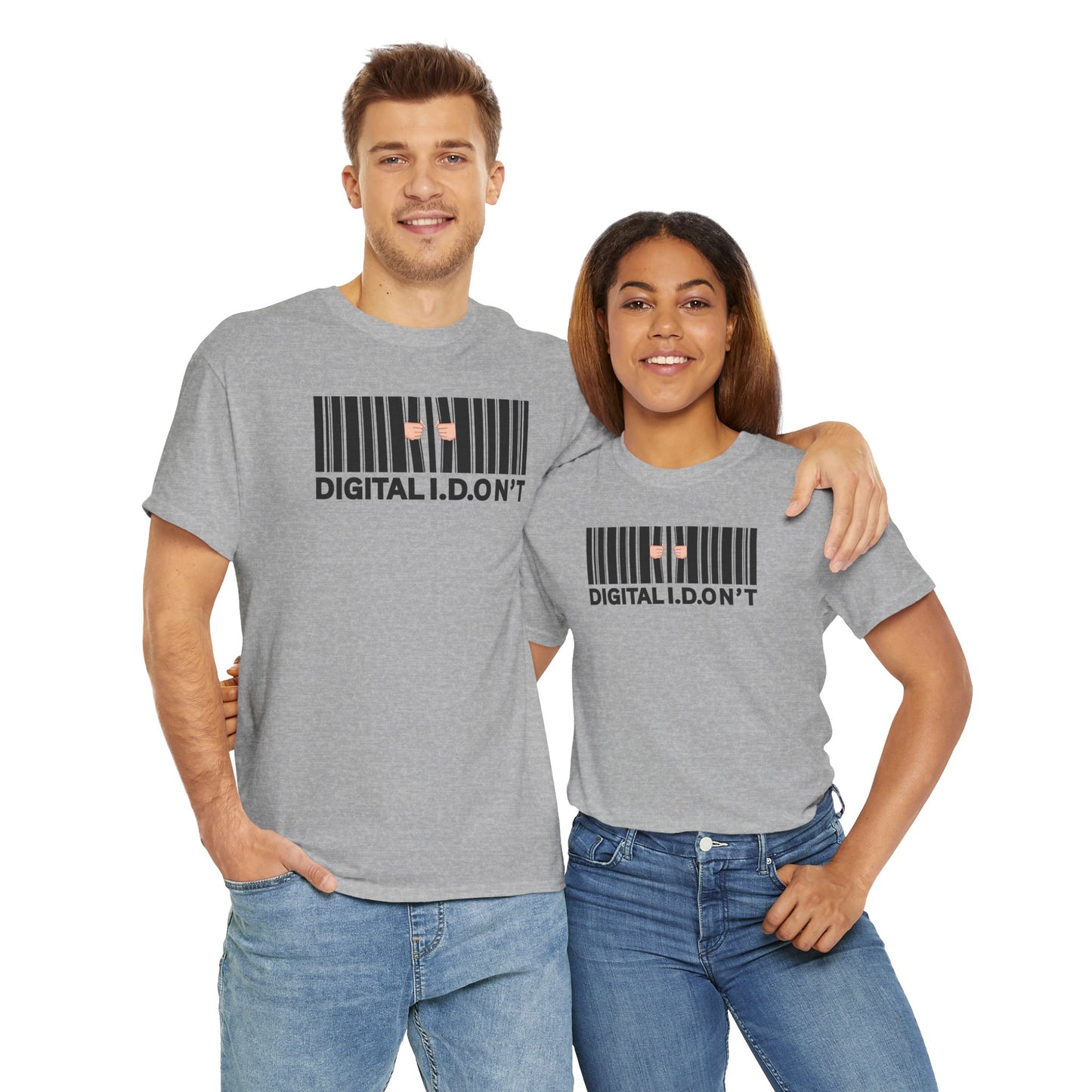 DIGITAL I.D.ON'T Unisex Heavy Cotton Tee
