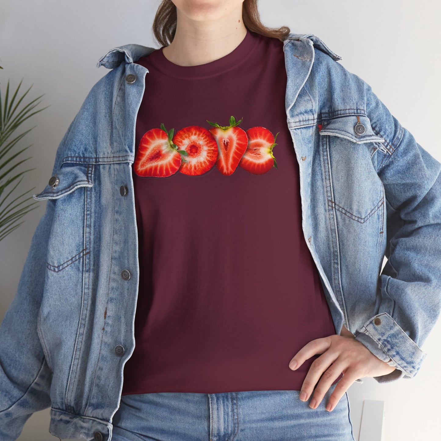 BERRY MUCH LOVE Unisex Heavy Cotton Tee