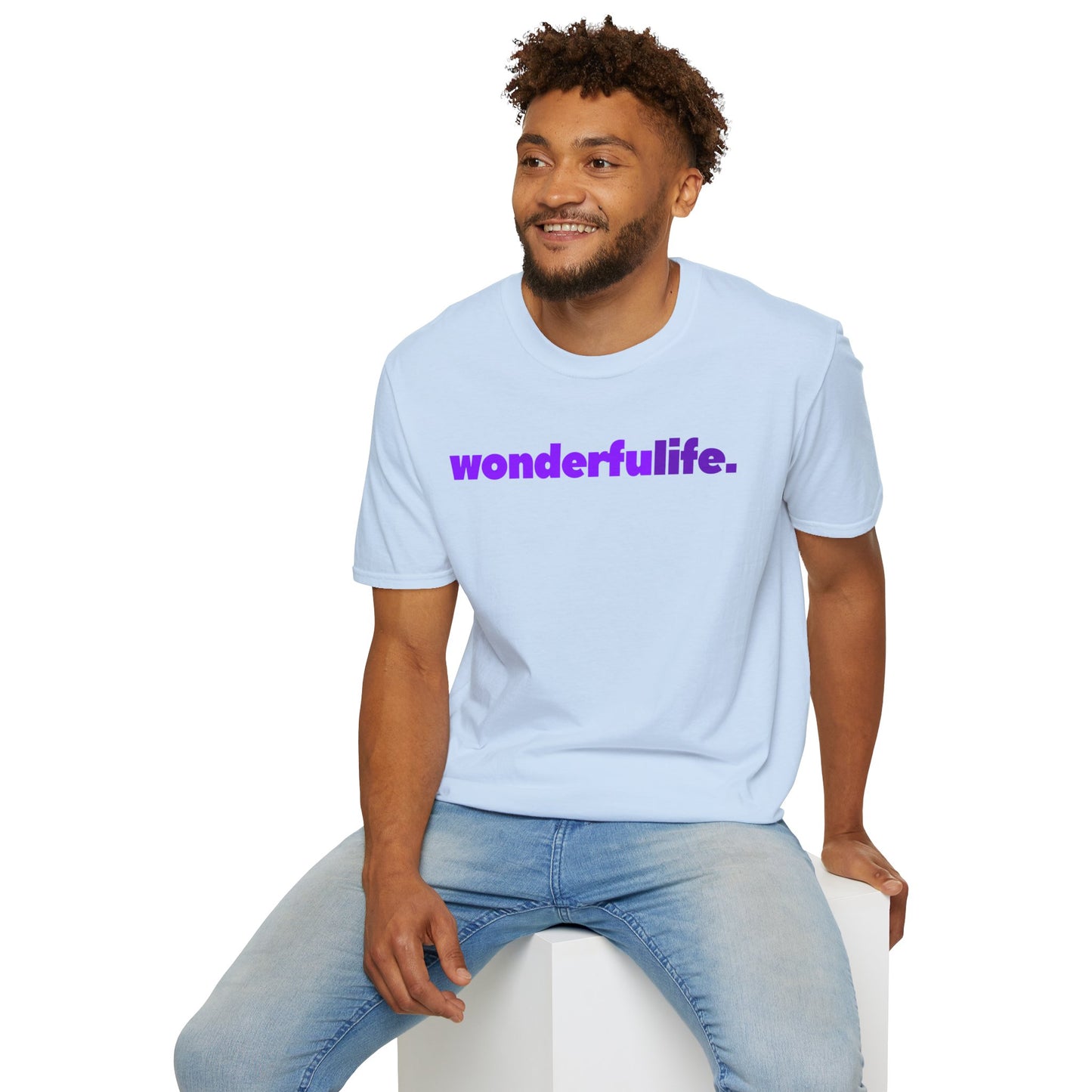 wonderfuLIFE. Unisex Softstyle 100% Cotton T-Shirt