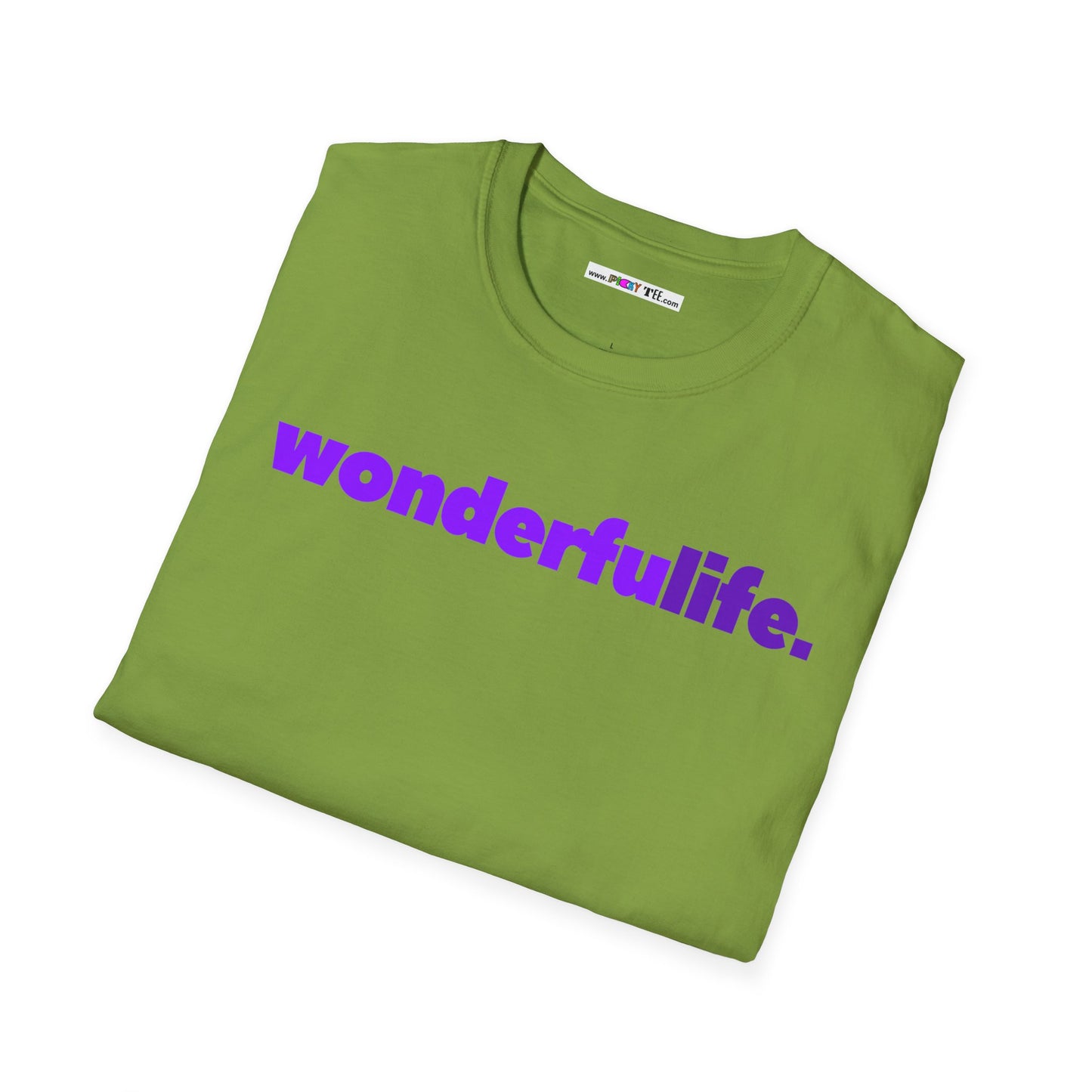 wonderfuLIFE. Unisex Softstyle 100% Cotton T-Shirt