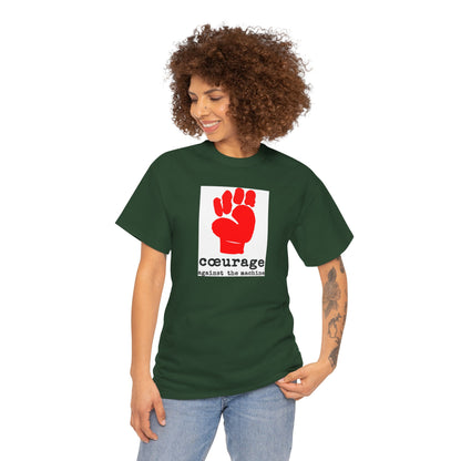 cœurage against the machine Unisex Heavy Cotton Tee