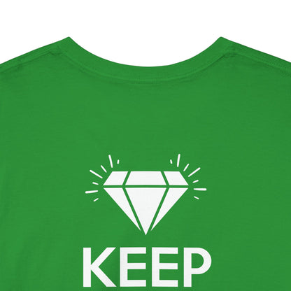 KEEP CRAZY AND SHINE ON Unisex Heavy Cotton Tee