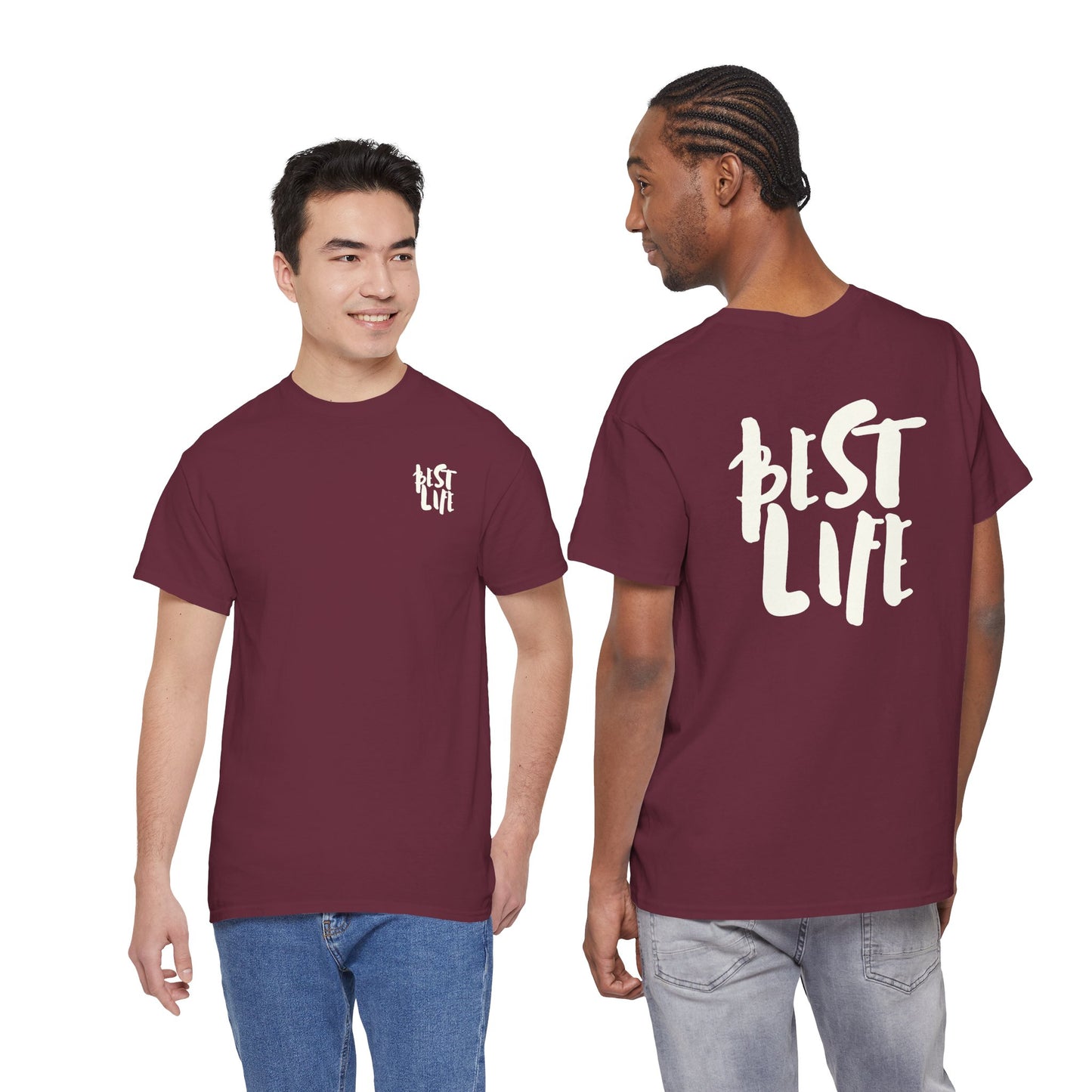 BEST LIFE Unisex Heavy Cotton Tee