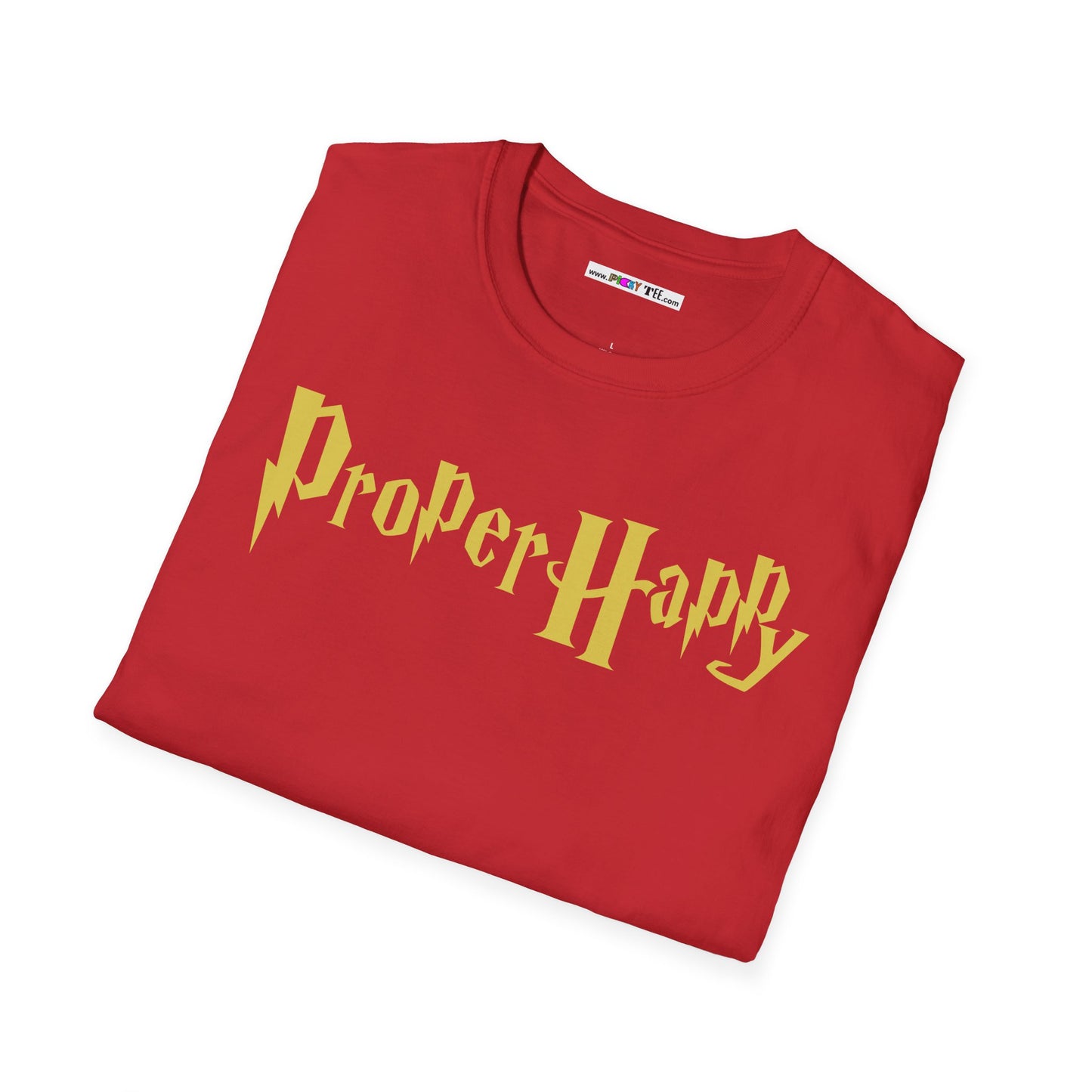 Proper Happy Unisex Softstyle 100% Cotton T-Shirt