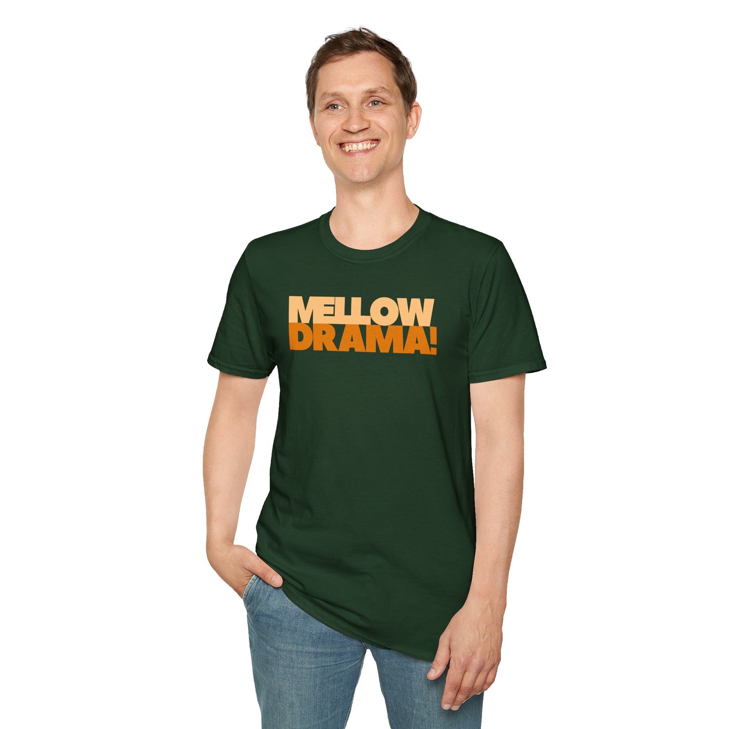 mellow DRAMA! Unisex Softstyle 100% Cotton T-Shirt