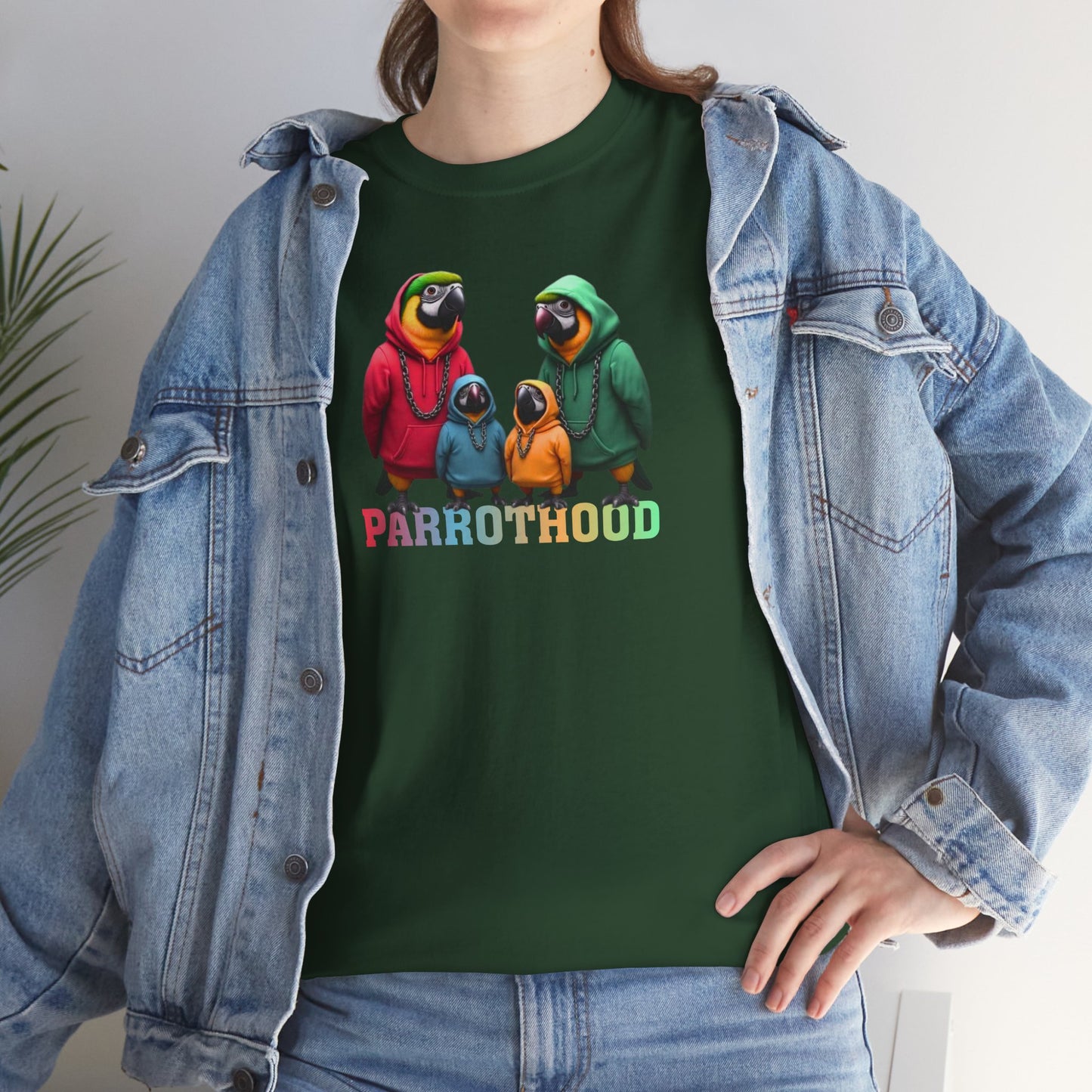 PARROTHOOD Unisex Heavy Cotton Tee