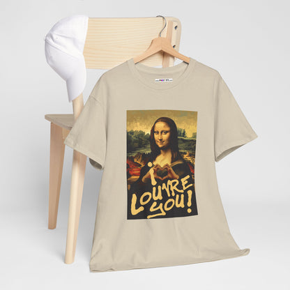 I LOUVRE YOU! Unisex Heavy Cotton Tee