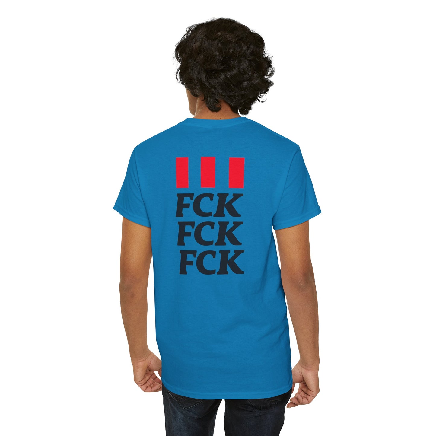 FCK FCK FCK Unisex Heavy Cotton Tee