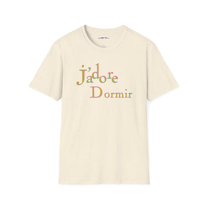 J'adore Dormir Unisex Softstyle 100% Cotton T-Shirt