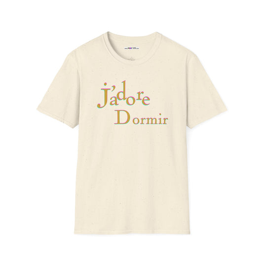 J'adore Dormir Unisex Softstyle 100% Cotton T-Shirt