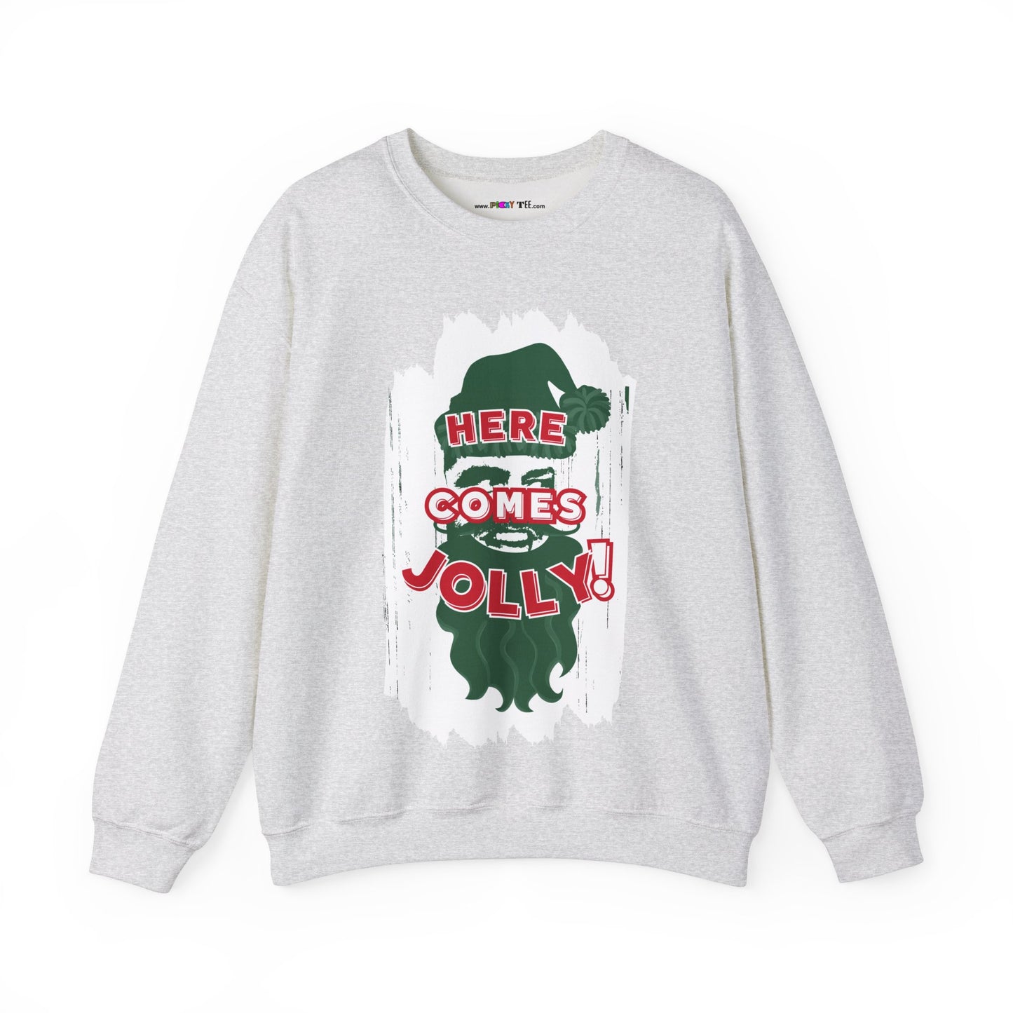 HERE COMES JOLLY! Unisex Heavy Blend™ Crewneck Sweatshirt