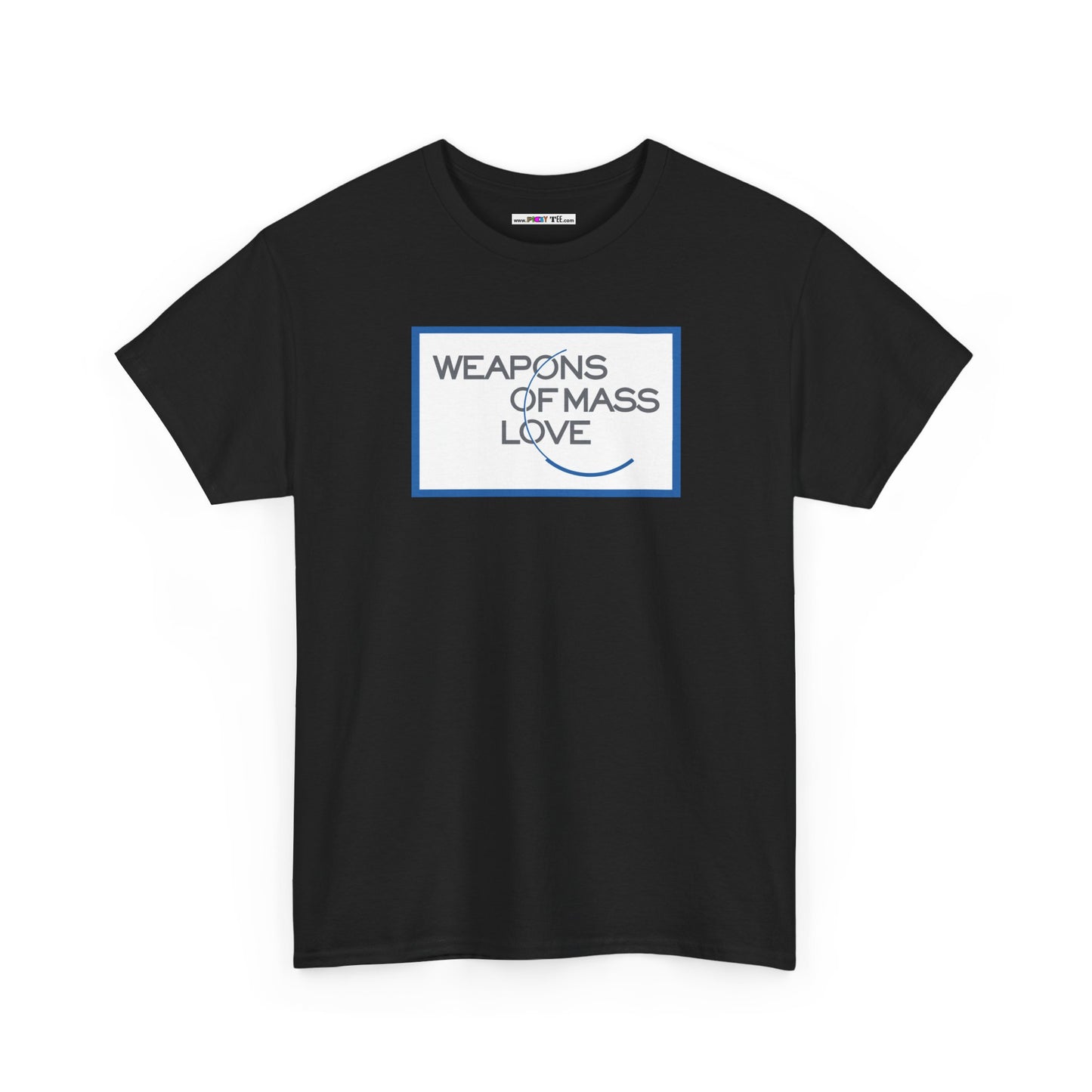 WEAPONS OF MASS LOVE Unisex Heavy Cotton Tee
