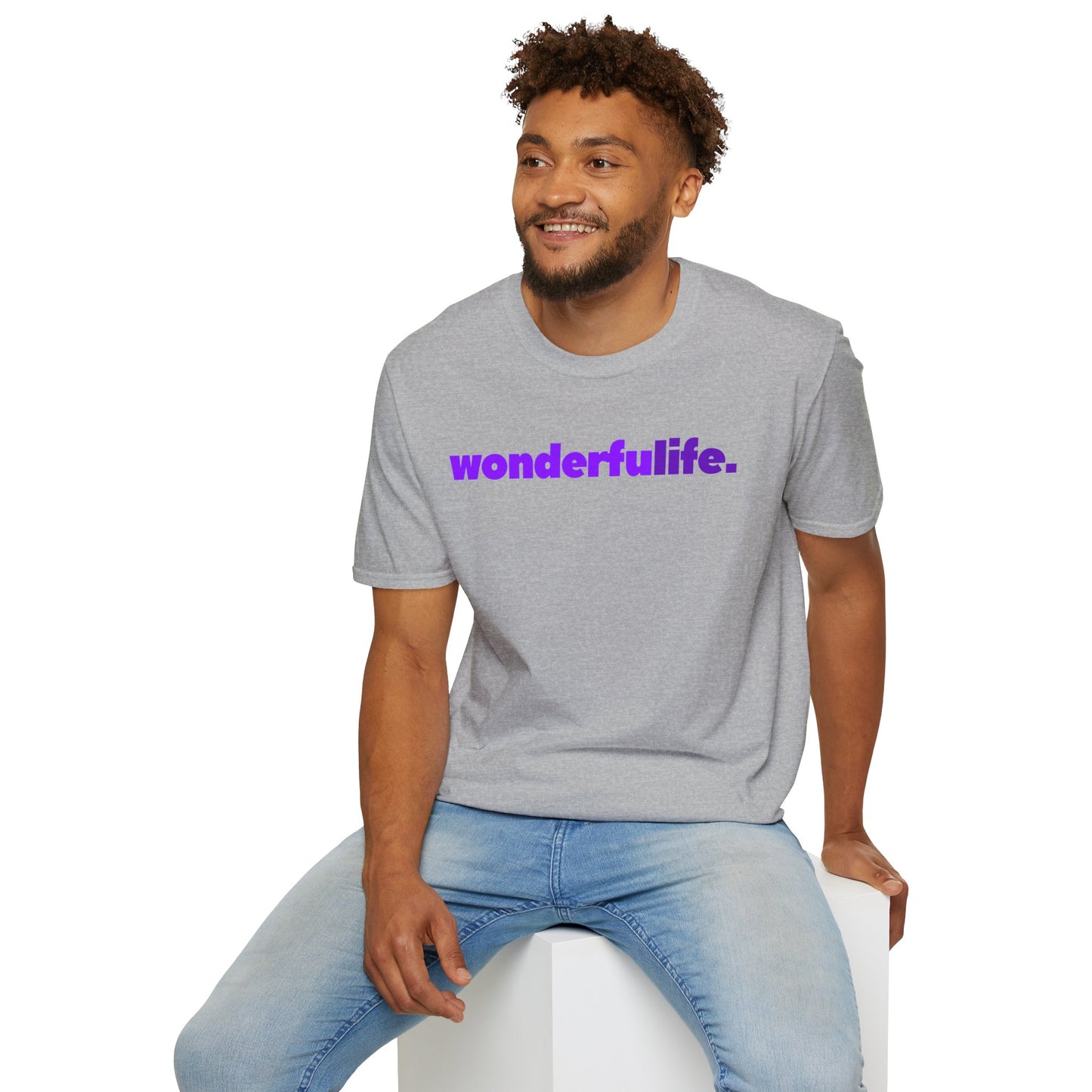 wonderfuLIFE. Unisex Softstyle 100% Cotton T-Shirt